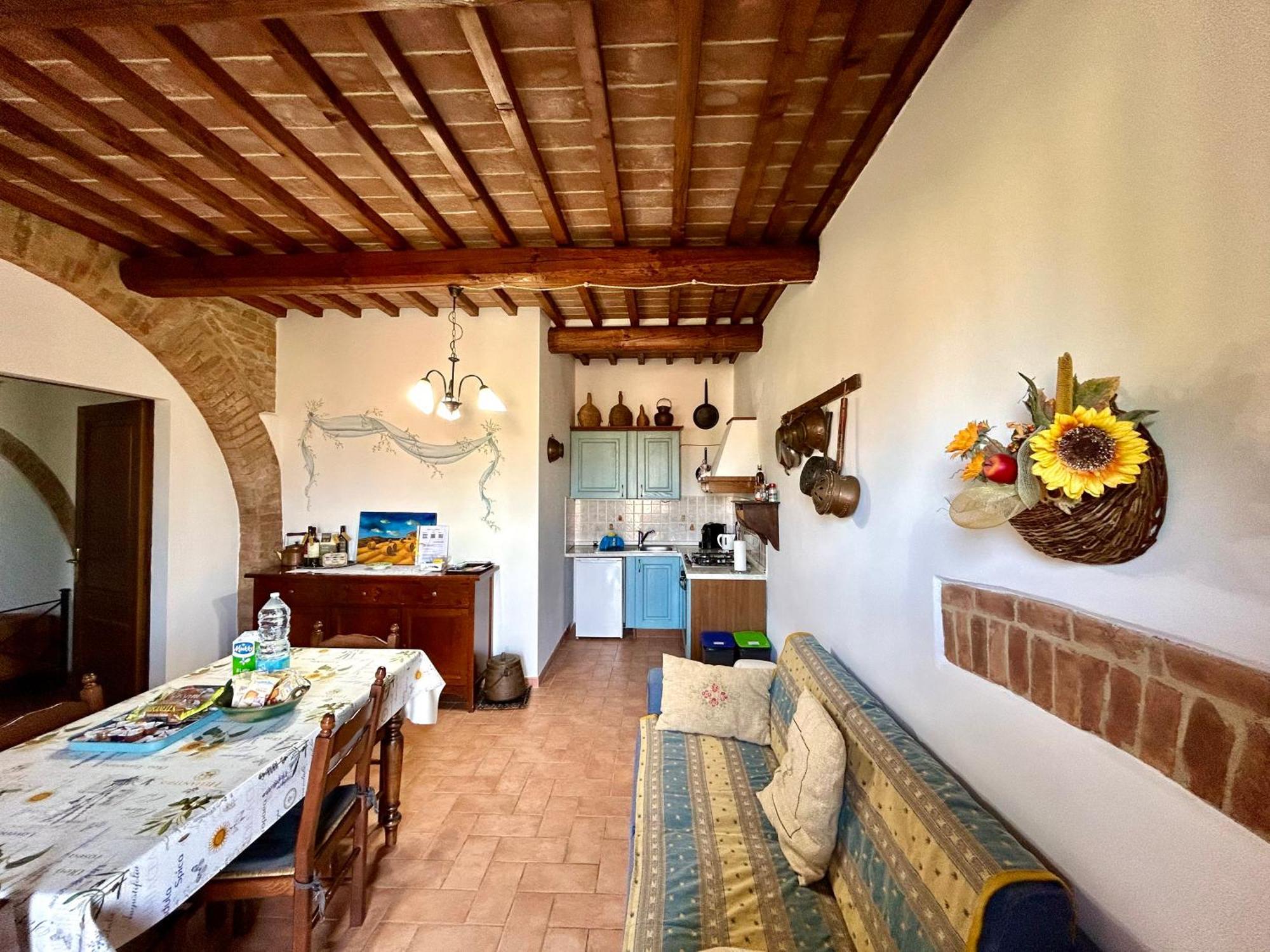 Poggiosalto In Toscana Pienza Bagian luar foto