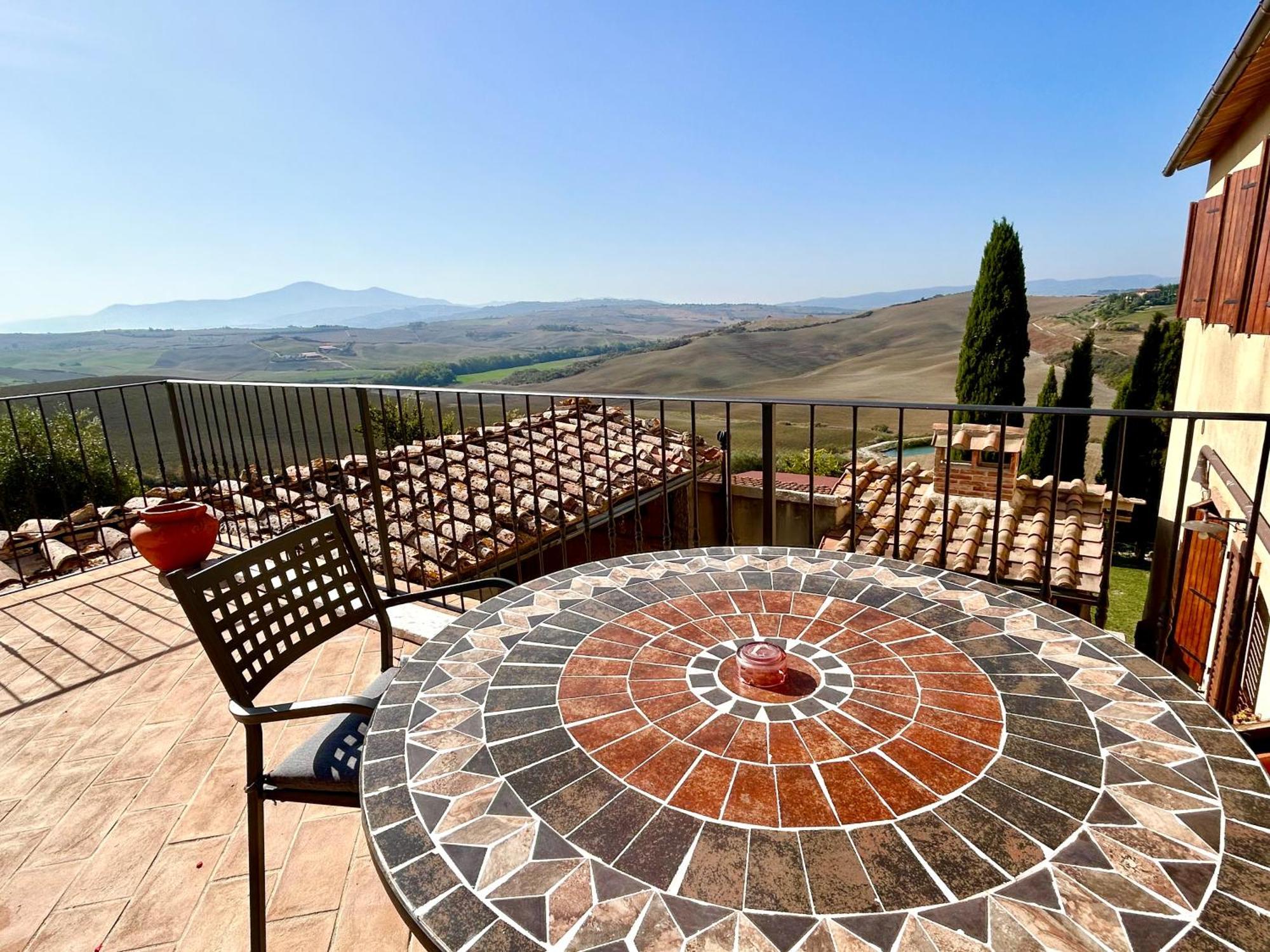 Poggiosalto In Toscana Pienza Bagian luar foto