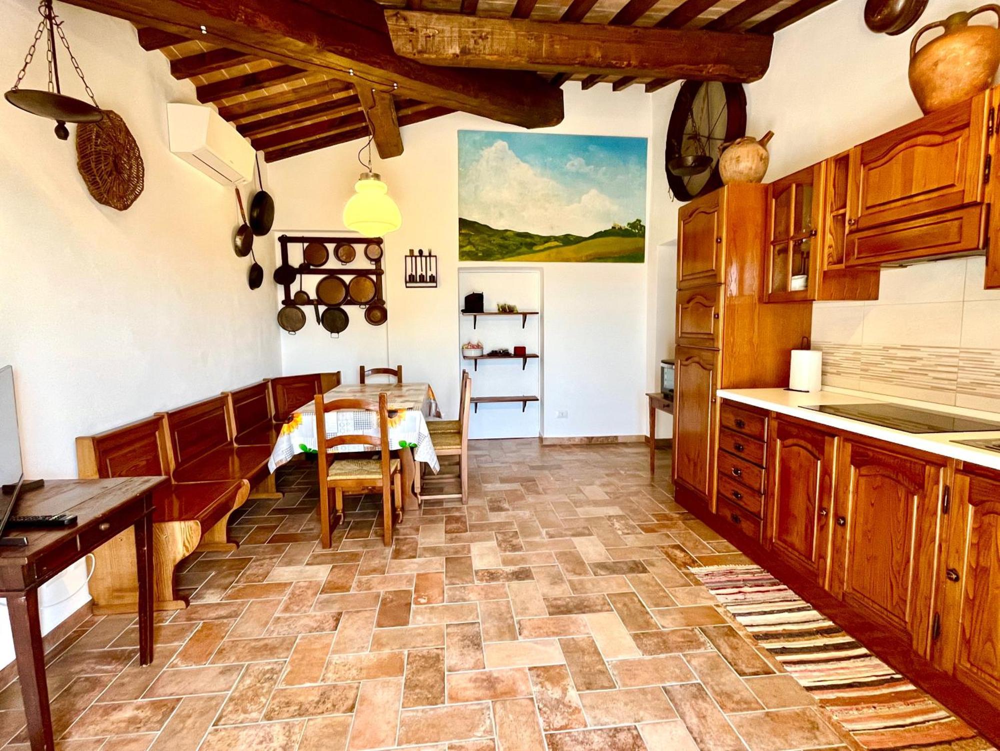 Poggiosalto In Toscana Pienza Bagian luar foto